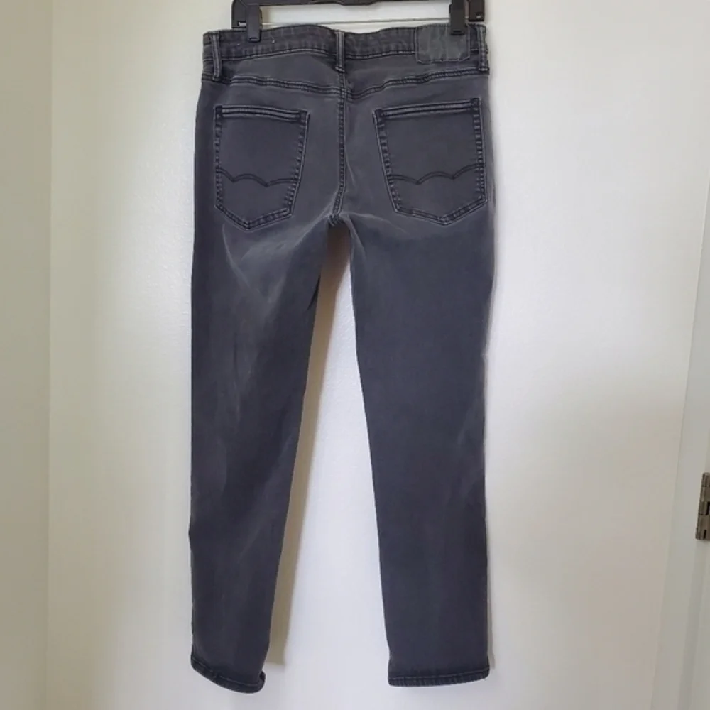 American Eagle Men's Slim Straight‎ Leg Black Wash Denim Jeans 32x30